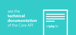 Banner Technical Documentation see the technical documentation of the Core API